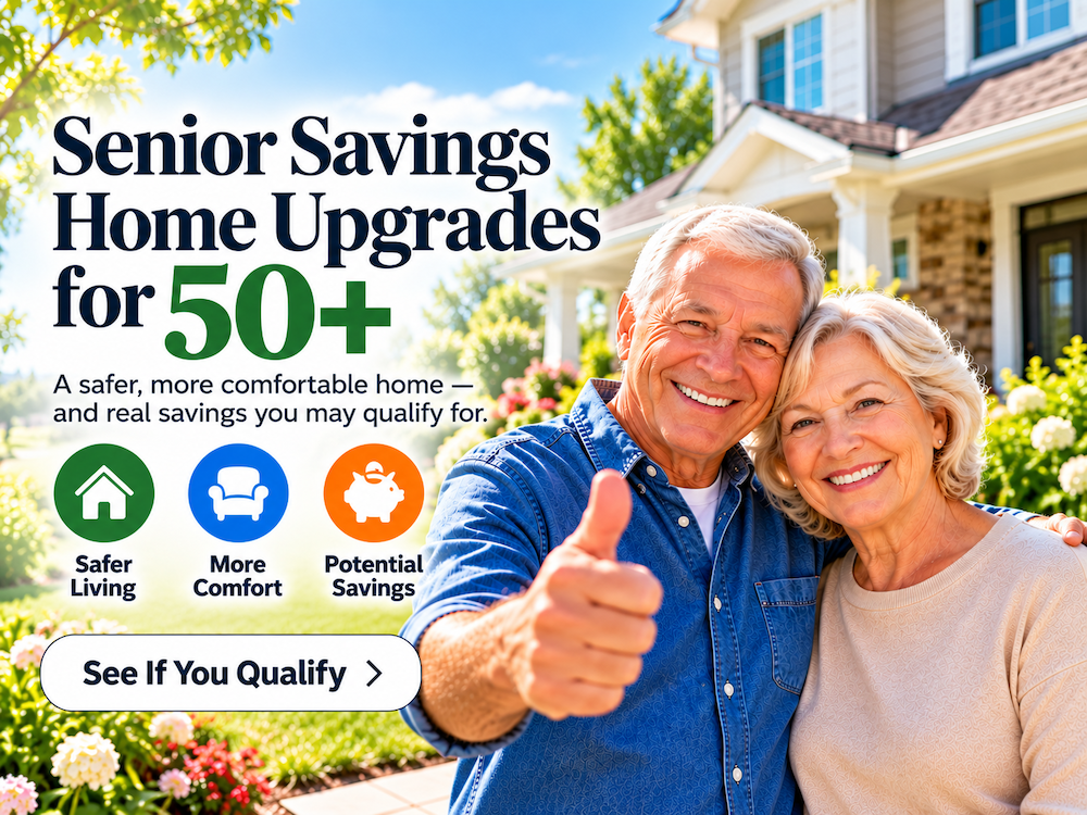 Senior couple at home